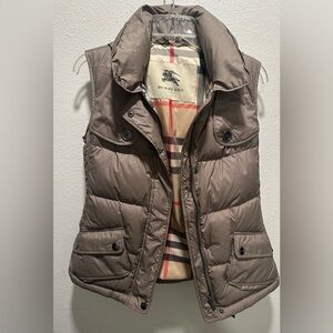 Burberry Women's Taupe Puffer Vest